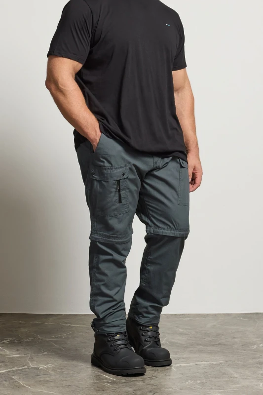 Image of BadRhino BadRhino Men Zip Off Trekking Trousers in Grey Size: 44S Grey 44S Male 5063589190567