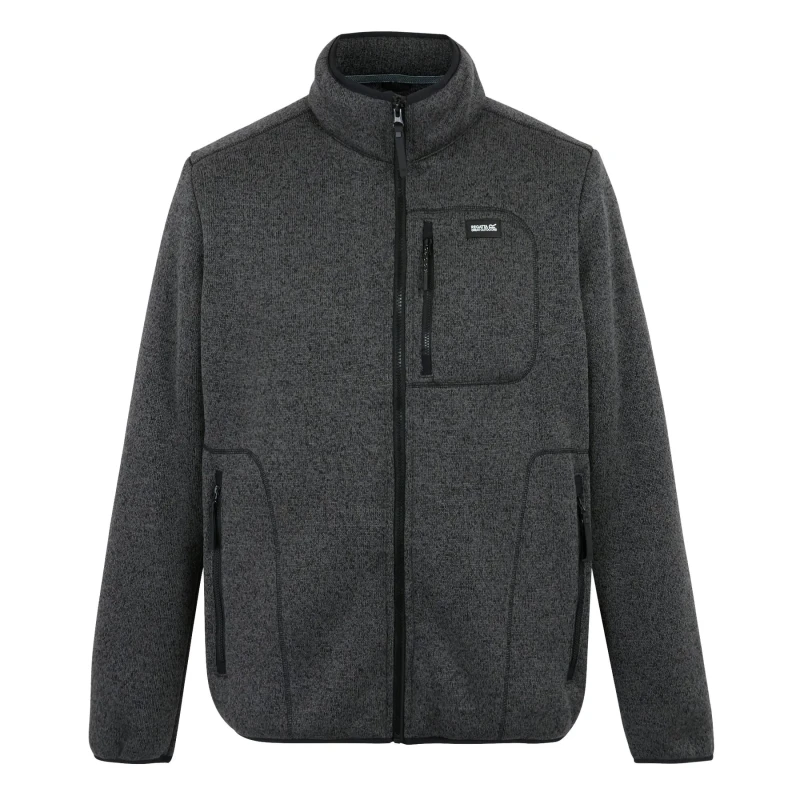 Image of Regatta Regatta Men Barlee Full-Zip Insulating Active Fleece in Jet Black Size: 3X-Large Jet Black XXXL Male 5063516102892