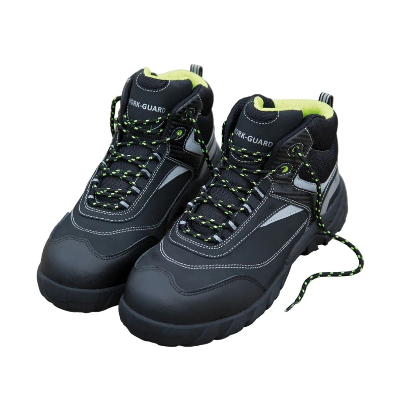 Image of Result Result Men Blackwatch Nubuck Safety Boots Size: 10 Black 10 Male 5063527499257