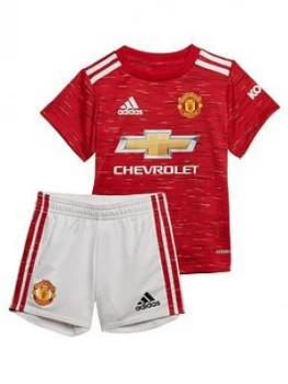 image of Adidas Manchester United 20/21 Home Baby Mini Kit