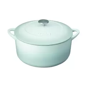 image of Denby Cast Iron Casserole, Natural Canvas, 28cm