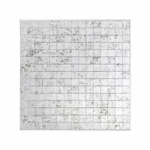 Image of Crossland Grove Putney Mosaic Wall Mirror Silver - 610 x 610mm