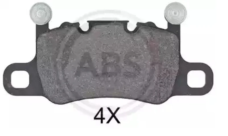 Image of A.B.S. 35096 Brake pad set prepared for wear warning indicator Brake Pad Set,disc brake (402)