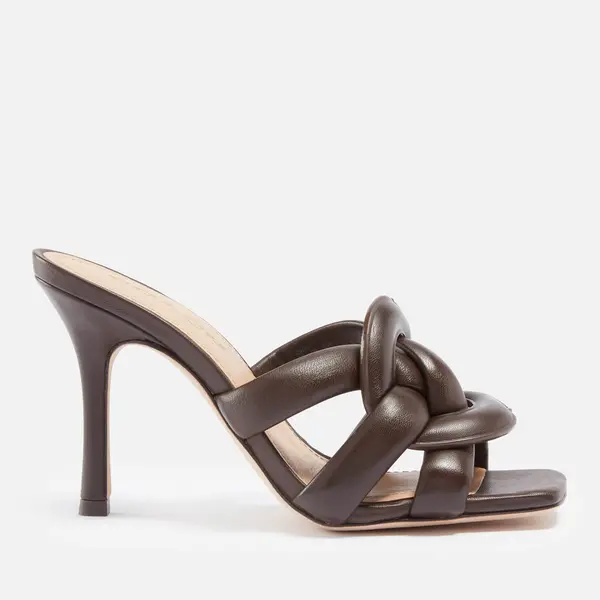 Image of Coach Womens Kellie Leather Heeled Sandals - UK 4