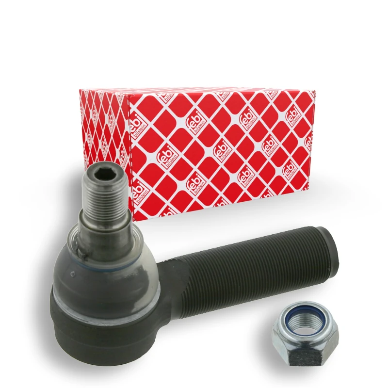 Image of FEBI BILSTEIN 26210 Track rod end Front Axle, with lock nut Tie Rod End (914)