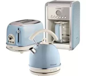 image of Ariete Vintage ARPK15 Toaster, Kettle & Coffee Machine Bundle