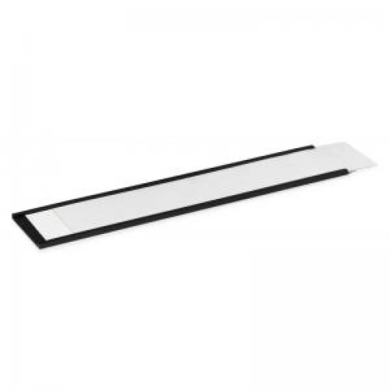 Image of Durable Durable - Magnetic c Channel Ticket Lable Holders 5 Pack 200 x 40mm Black - Charcoal 8067339_MXB