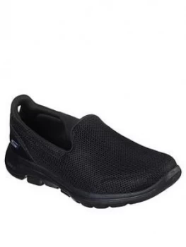 image of Skechers Go Walk 5 Athletic Air Mesh Slip On - Black