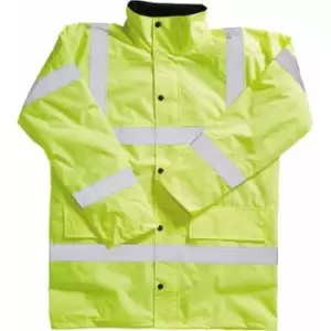 Image of Blackrock Hi-Viz Coat Adult - Large Yellow - 8000205