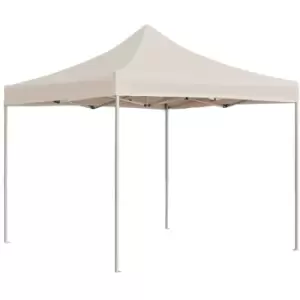 image of Professional Folding Party Tent Aluminium 3x3 m Cream Vidaxl Cream