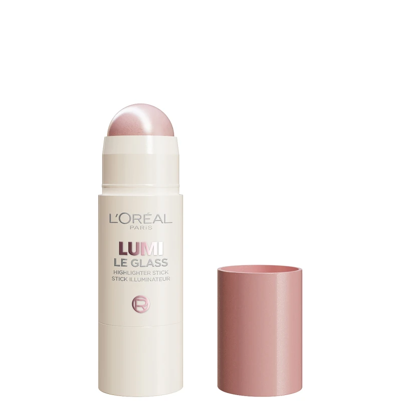 Image of LOreal Paris Lumi Le Glass Highlighter Stick 620 Glassy Pink Ballet 5 g