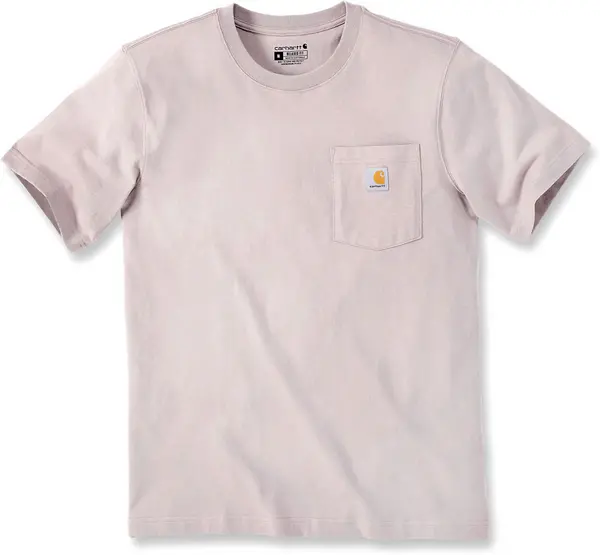 Image of Carhartt Relaxed Fit Heavyweight K87 Pocket T-Shirt, grey-beige, Size 2XL