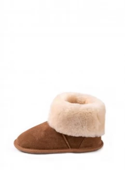 Image of Chestnut Albery Sheepskin Slipper Boot - L
