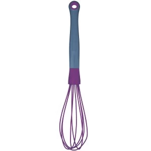 image of KitchenCraft Colourworks Silicone Whisk - Purple