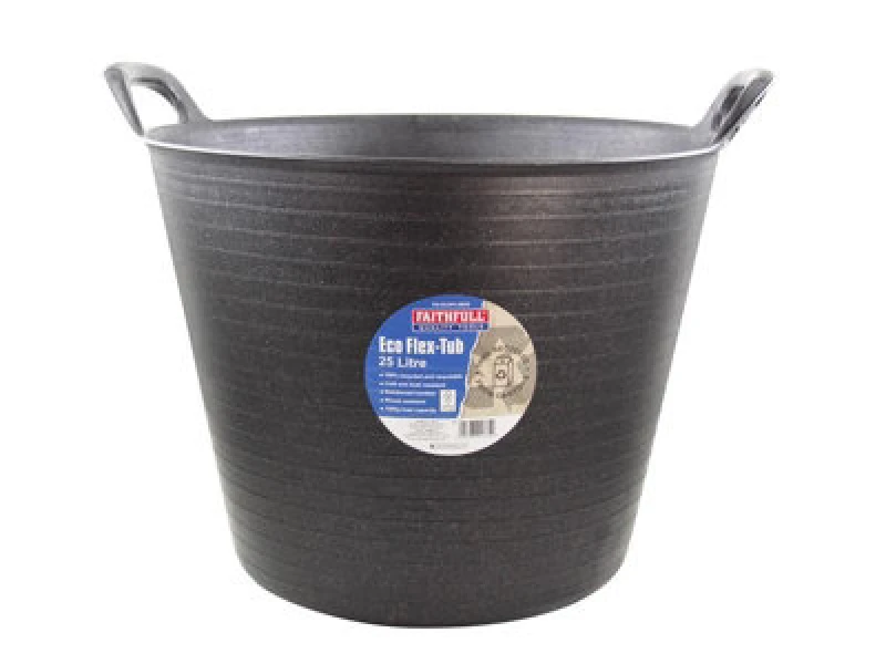 Image of Faithfull Eco Flex Tub FAIECOFLXB25 Volume: 25l
