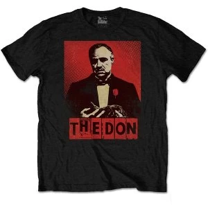 image of The Godfather - The Don Unisex Large T-Shirt - Black