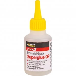 Everbuild Industrial General Purpose Super Glue 20ml