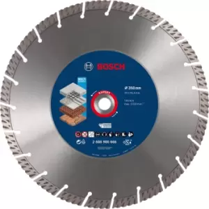 Image of Bosch Expert Multi Material Diamond Cutting Disc 350mm 3.3mm 25.4mm