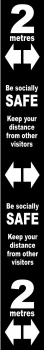 Image of Distance mrkr-Black SAV LAM (800x100mm)