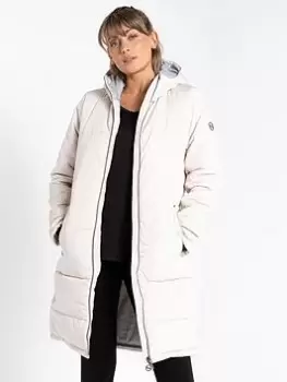 Image of Dare 2b Laura Whitmore Reputable Longline II Jacket - Cream, Size 10, Women