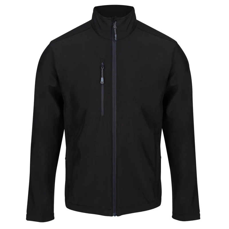 Image of Regatta Professional Mens Soft Shell Jacket in Black Size: XS Black Male XS