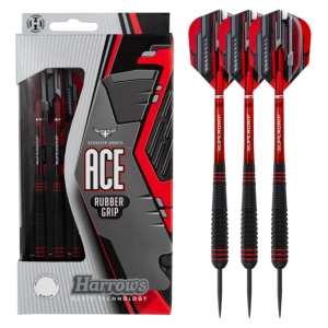 image of Harrows Ace Rubber Coated Brass Darts 26