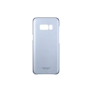 image of Samsung EF-QG950CLEGWW Galaxy S8 Clear Cover in Blue