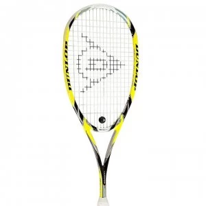 image of Dunlop Aerogel Ultimate Squash Racket - Black/Yellow