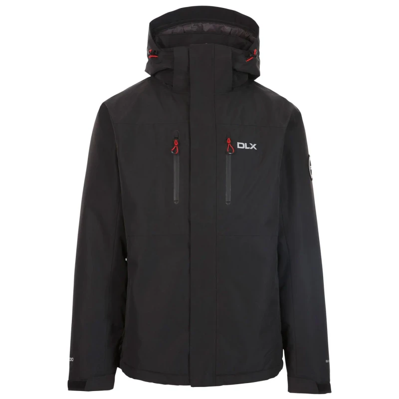 Image of Trespass Trespass Men Oswarm Waterproof Jacket in Black Size: Small Black S Male 5063107237552