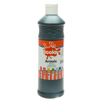 Image of Scola AM600/38 Artmix Ready-mix Paint 600ml - Black