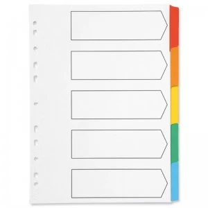 image of Q Connect Index 5pt Board Reinf Multicol