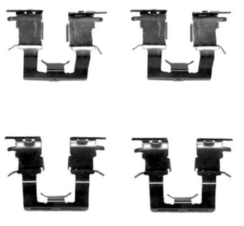 Image of HELLA Brake pad fitting kit HELLA 8DZ 355 204-921