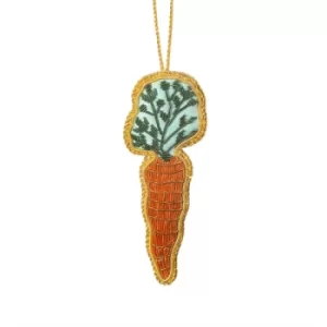 Image of Carrot Zari Embroidery Decoration