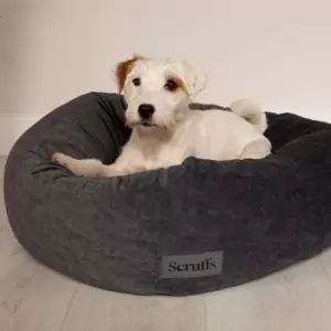 Image of Scruff Oslo Donut Dog Bed Stone (Grey)