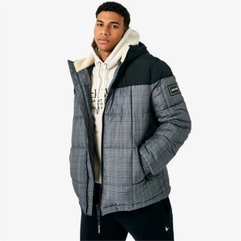 Image of Jack Wills Eco Colour Block Puffer Jacket - Check