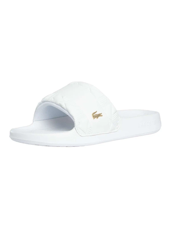 Image of Lacoste Serve HYB 126 1 CMA Sliders White/White 11 UK