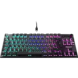 image of Roccat Vulcan TKL AIMO USB Gaming keyboard Backlit German, QWERTZ Black