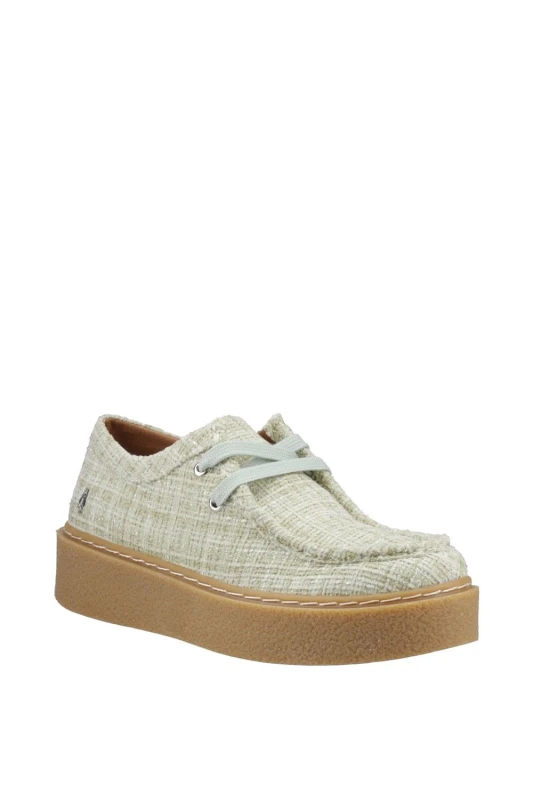 Image of Hush Puppies Bridie Textile Mocc Toe Mint