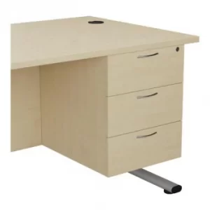 Image of Jemini Maple 3 Drawer Fixed Pedestal KF79869