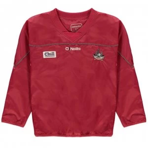 image of ONeills Cork GAA Track Top Junior Boys - Red/Silver