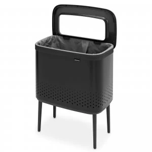 image of Brabantia Bo Laundry Bin 60 L - Matt Black