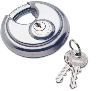 Image of Laser Tools 2123 Padlock - Close shackle 70mm S/Steel Stainless Steel
