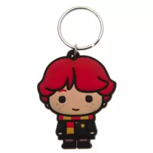 Image of Harry Potter Chibi Ron Keyring (One Size) (Multi-color)