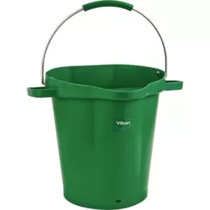 image of Vikan Bin, suitable for foodstuffs, capacity 20 l, pack of 5, green