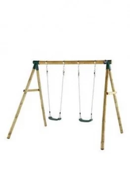 Image of Plum Marmoset Wooden Garden Swing Set