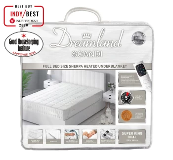 Image of Dreamland Scandi Dual Control Underblanket - Superking