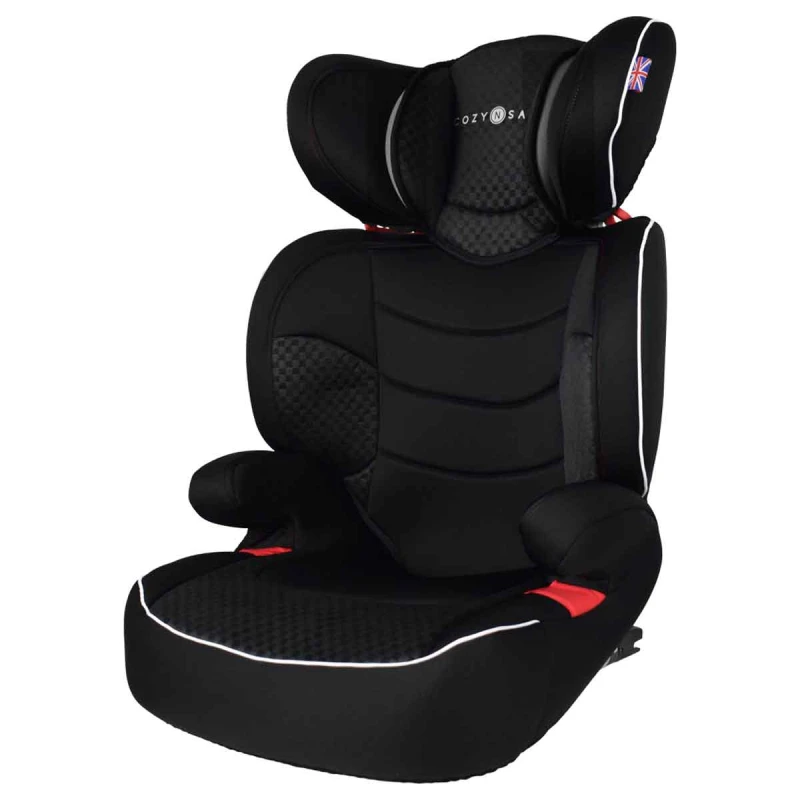 Image of Cozy N Safe Augusta Ezfix Group 2/3 - Black/Grey, Black EST229