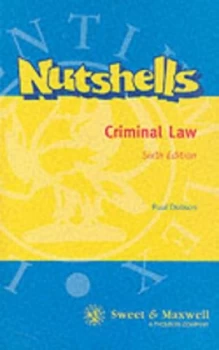 Image of Criminal Law in a Nutshell by A. P Dobson Book