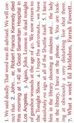 Image of Seven American deaths and disasters by Kenneth Goldsmith