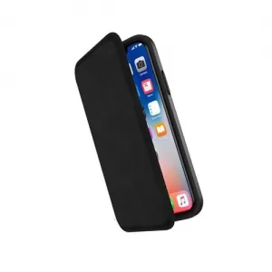 image of Speck Presidio Leather Folio Apple iPhone X iPhone XS Black Leather Ph